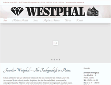 Tablet Screenshot of juwelier-westphal.de